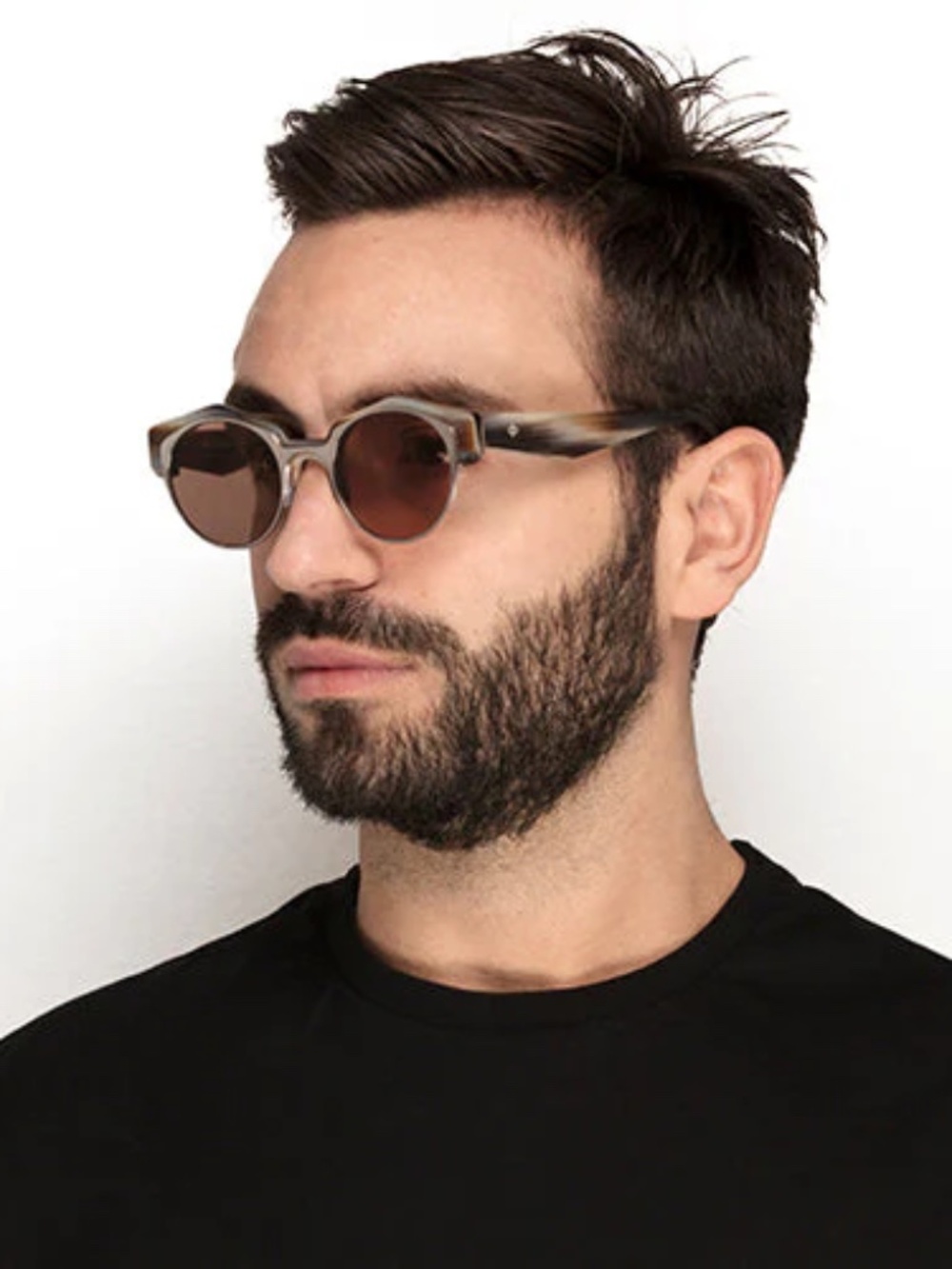 BRAND NEW (CURRENT) TSEEGAN VICK – HORNE SUNGLASSES MADE IN FRANCE NWT